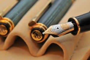 one of the most valuable precious metals can be found in your ink well. <image> one of the most valuable precious metals can be found in your ink well. <image>