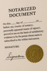 notary public service
